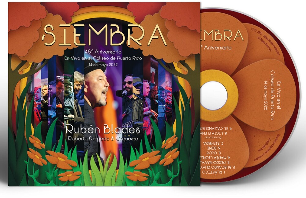 Ruben Blades - Siembra: 45 Aniversario - En Vivo En El Coliseo Music CD