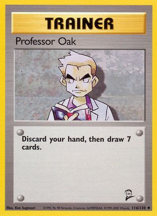 Professor Oak 116/130 - Base Set 2