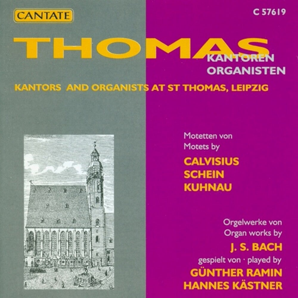 Organists & Cantors At St Thomas Leipzig / Various - Organists & Cantors At St Thomas Leipzig / Various Music CD