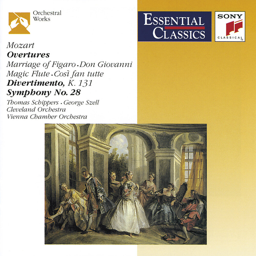 W.A. Mozart - Overtures Music CD
