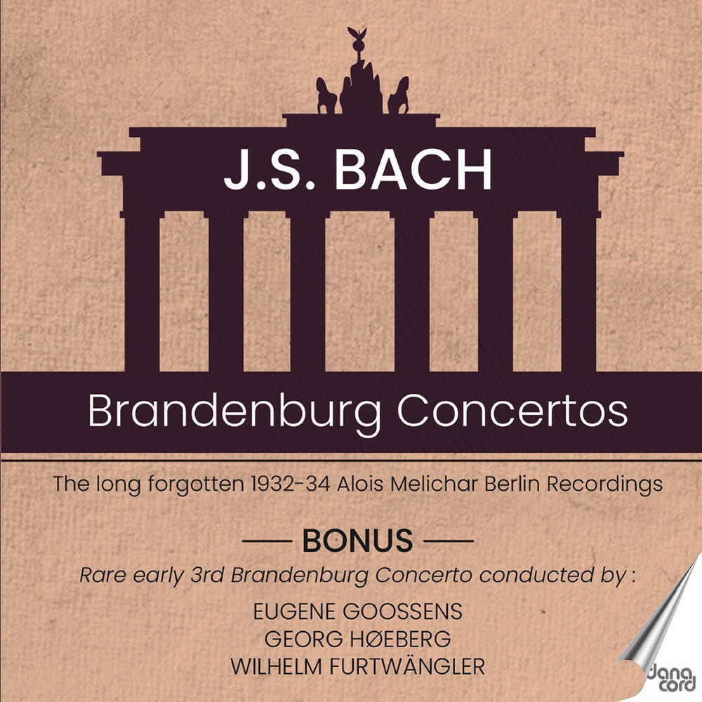 J Bach .S. / Goldberg / Kern / Bottermund - Brandenburg Concertos Music CD