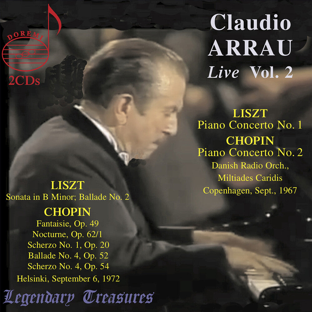 Chopin / Liszt / Danish Radio Orchestra - Claudio Arrau Live, Vol. 2 Music CD
