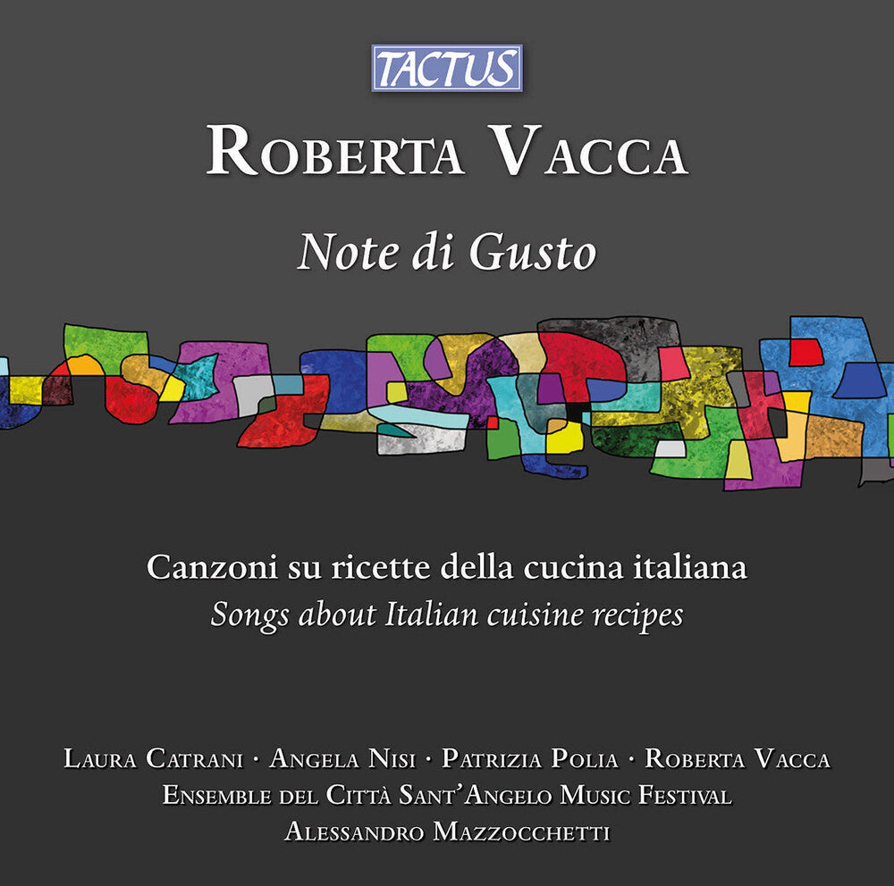 Vacca / Nisi / Catrani - Note Di Gusto - Songs About Italian Cuisine Recipe Music CD
