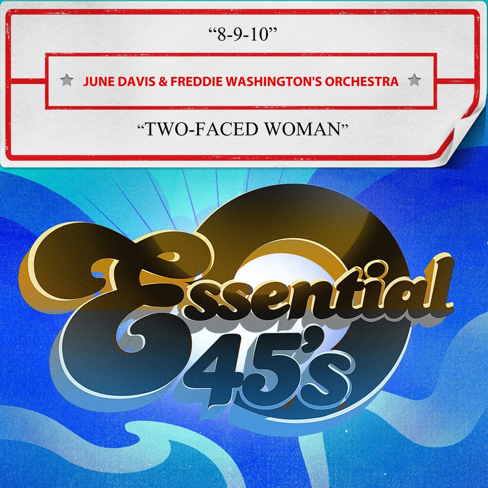 June Davis & Freddie Washington's Orchestra - 8-9-10 / Two-Faced Woman (Digital 45) (Mod) Music CD
