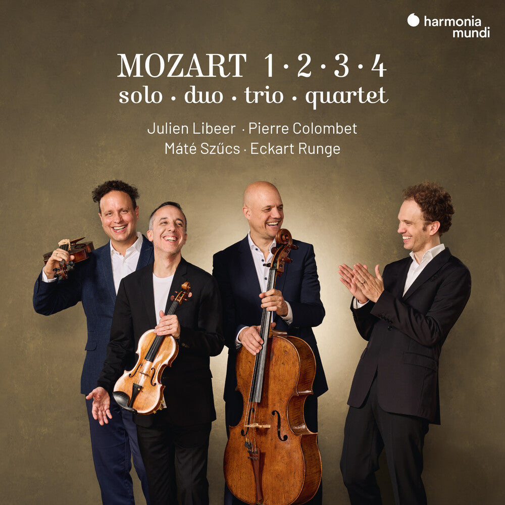 Julien Libeer / Colombet,Pierre / Runge,Eckart - Mozart 1 2 3 4 - Solo Duo Trio Quartet Music CD