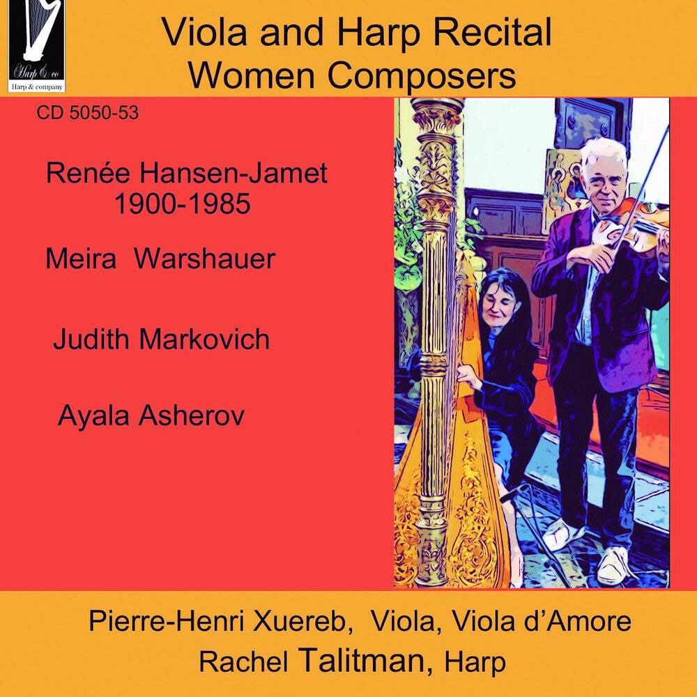 Pierre Xuereb -Henri / Talitman,Rachel - Viola & Harp Recital: Women Composers (Uk) Music CD