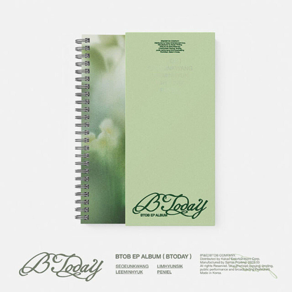 Btob - Btoday - Photobook Version - incl. 96pg Photobook, 16pg Lyrics Booklet, Photocards, Postcard, Sticker, Cup Coaster, Bookmark + P Music CD
