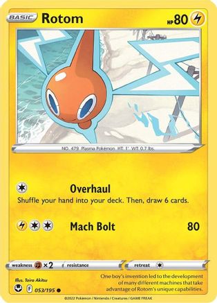 Rotom 053/195 - SWSH12 Silver Tempest