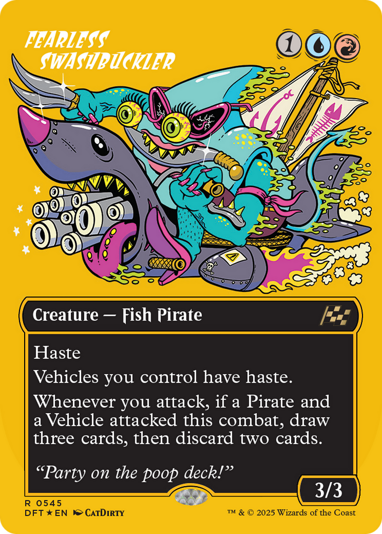 Fearless Swashbuckler (DFT-545) - Aetherdrift (Borderless) Foil