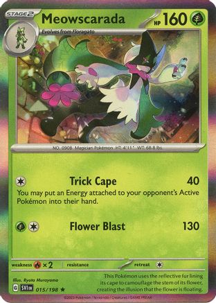 Meowscarada 015/198 - SV01 Scarlet & Violet Base Set Holofoil