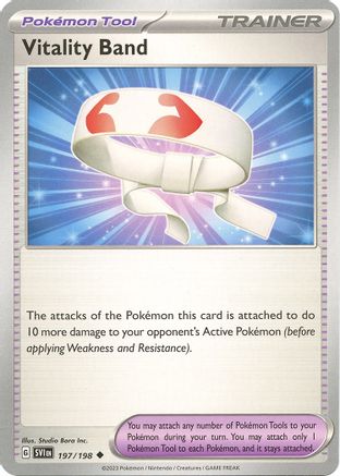 Vitality Band 197/198 - SV01 Scarlet & Violet Base Set