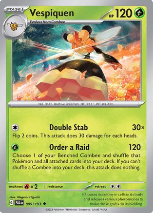 Vespiquen 009/193 - SV02 Paldea Evolved