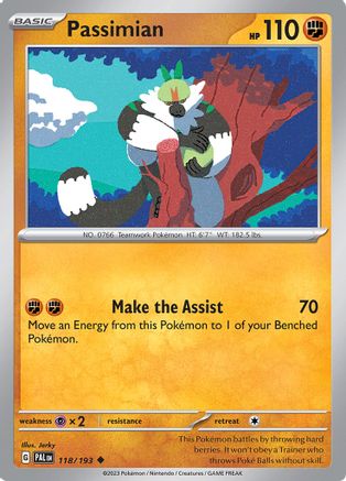 Passimian 118/193 - SV02 Paldea Evolved