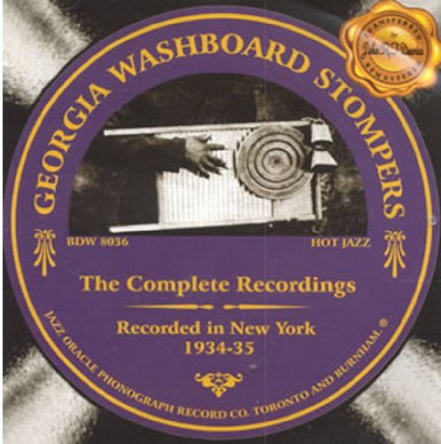 Georgia Washboard Stompers - Complete Recordings Music CD