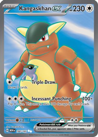 Kangaskhan ex 190/165 - SV Scarlet & Violet 151 Holofoil