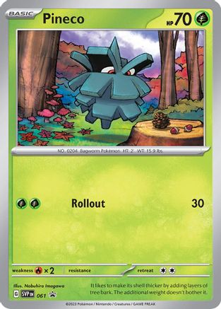 Pineco 061 - SV Scarlet & Violet Promo Cards Holofoil