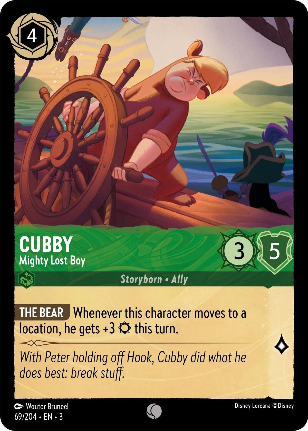 Cubby - Mighty Lost Boy (69/204) - Into the Inklands Cold Foil