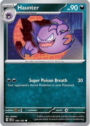 Haunter 103/162 - SV05 Temporal Forces