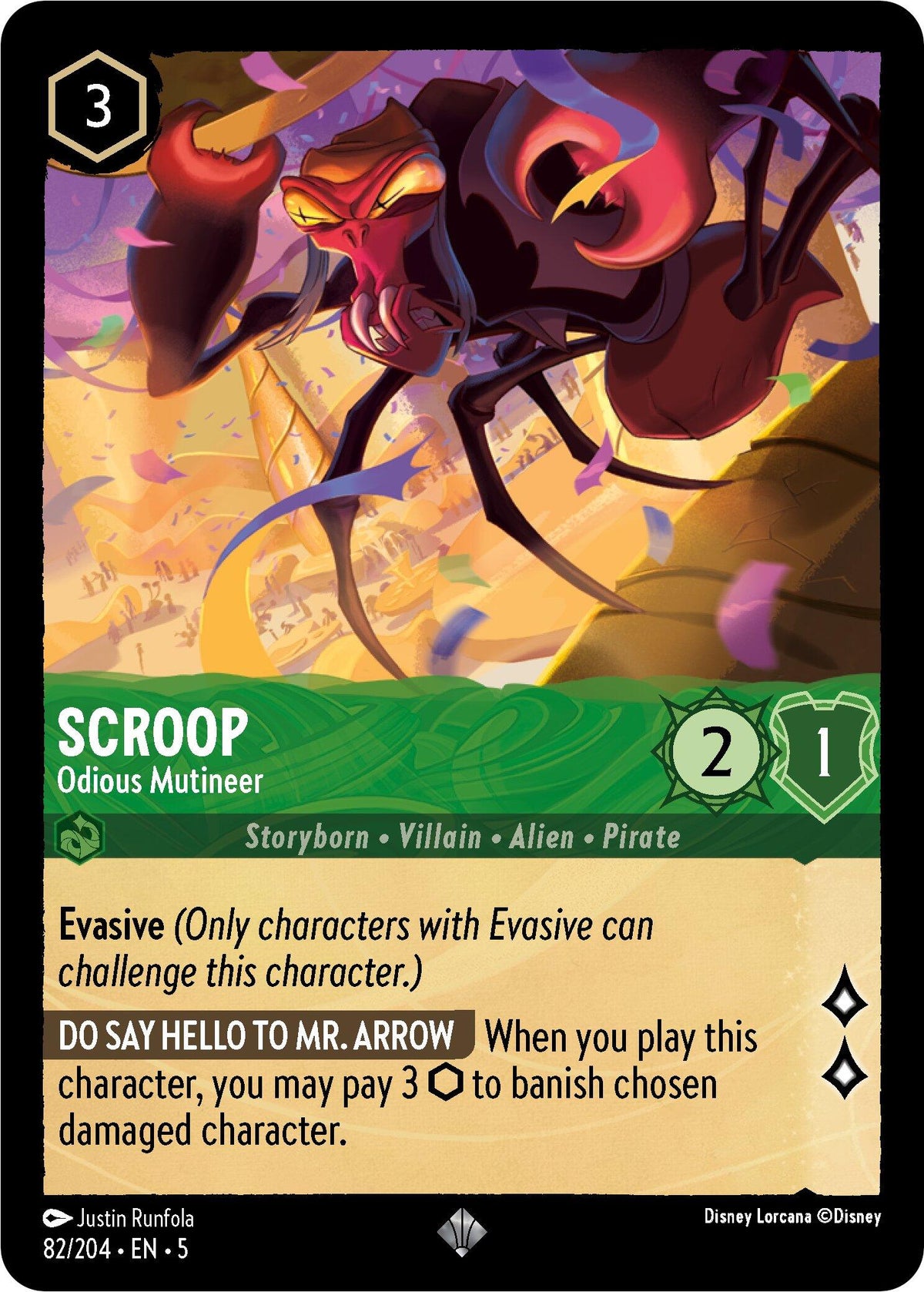 Scroop - Odious Mutineer (82/204) - Shimmering Skies