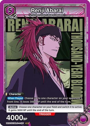Renji Abarai (105) (UE01ST/BLC-1-105) - UE01ST BLEACH ThousandYear Blood War Starter Deck Foil