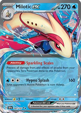 Milotic ex 042/191 - SV08 Surging Sparks Holofoil