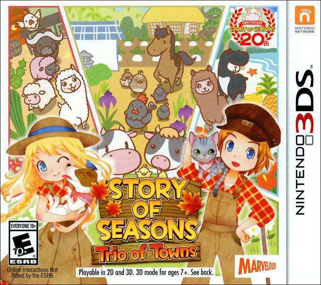 Story Of Seasons Trio Of Towns (Nintendo 3DS)