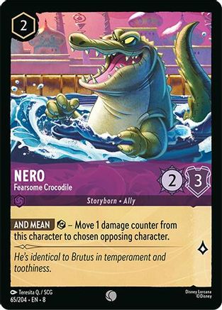 Nero - Fearsome Crocodile (65/204) - Reign of Jafar