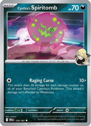 Cynthia's Spiritomb 129 - SV10 Destined Rivals