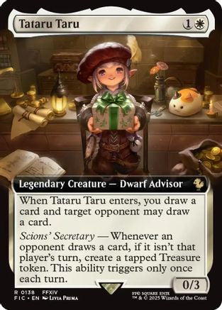 Tataru Taru (Extended Art) (FIC-138) - Commander: FINAL FANTASY Foil