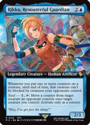 Rikku, Resourceful Guardian (Extended Art) (FIC-145) - Commander: FINAL FANTASY Foil
