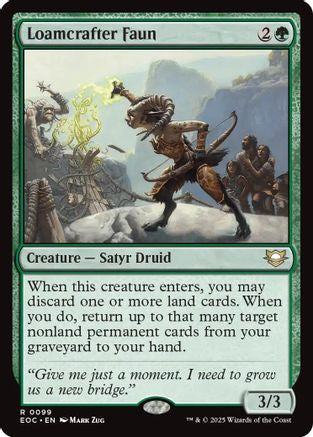 Loamcrafter Faun (EOC-099) - Commander: Edge of Eternities