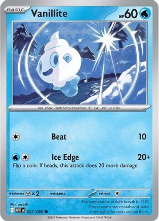Vanillite 027/086 - SV White Flare