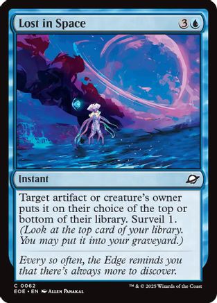 Lost In Space (EOE-062) - Edge of Eternities Foil