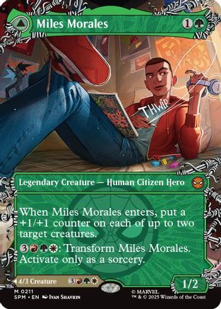Miles Morales (0211) (Borderless) (SPM-211) - Marvel's Spider-Man