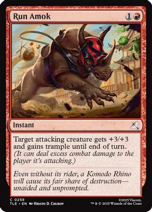 Run Amok (0258) (TLE-258) - Avatar: The Last Airbender: Eternal-Legal