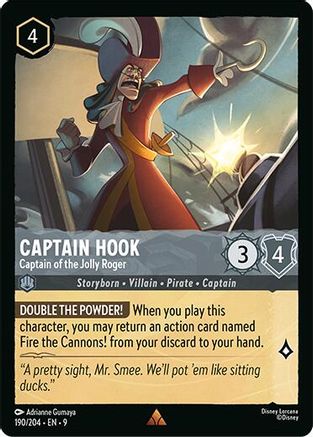 Captain Hook - Captain of the Jolly Roger (190/204) - Fabled