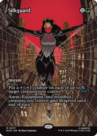 Silkguard (Borderless) (MAR-037) - Marvel Eternal-Legal