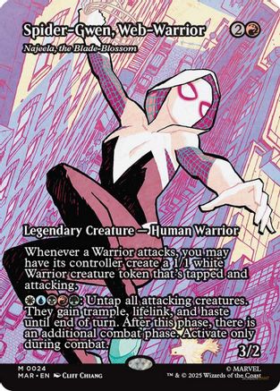 Spider-Gwen, Web-Warrior - Najeela, the Blade-Blossom (MAR-024) - Marvel Eternal-Legal