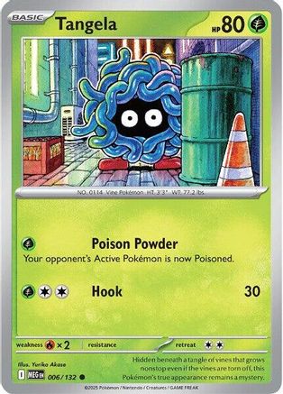Tangela 006 - ME01 Mega Evolution Reverse Holofoil