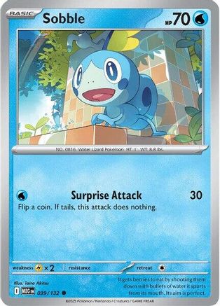 Sobble 039 - ME01 Mega Evolution Reverse Holofoil