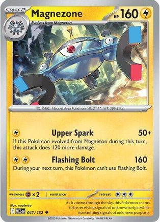 Magnezone 047 - ME01 Mega Evolution Reverse Holofoil