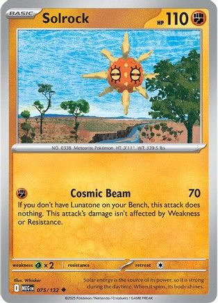 Solrock 075 - ME01 Mega Evolution