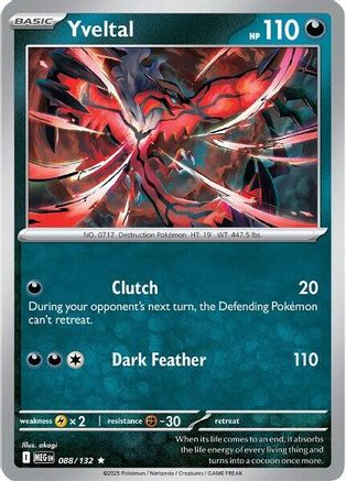 Yveltal 088 - ME01 Mega Evolution Holofoil
