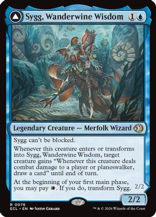 Sygg, Wanderwine Wisdom (ECL-076) - Lorwyn Eclipsed