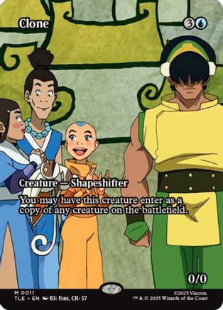 Clone (Borderless) (TLE-011) - Avatar: The Last Airbender: Eternal-Legal