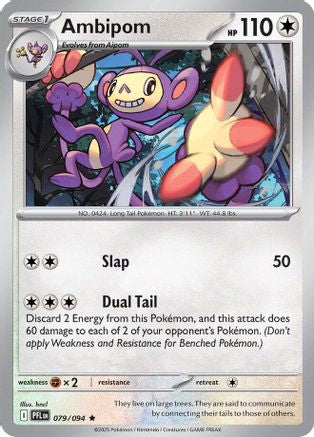 Ambipom 079/094 - ME02 Phantasmal Flames Holofoil