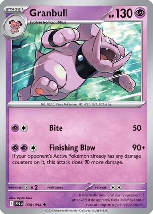 Granbull 038 - ME02 Phantasmal Flames