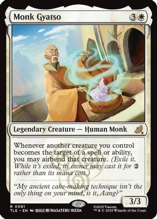 Monk Gyatso (TLE-081) - Avatar: The Last Airbender: Eternal-Legal Foil