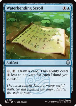 Waterbending Scroll (TLA-081) - Avatar: The Last Airbender Foil