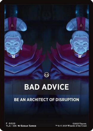 Bad Advice Theme Card (TLA-020) - Avatar: The Last Airbender